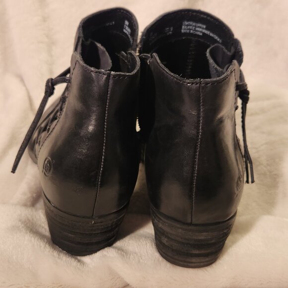 Born - Ankle Boot - Bessie - Black Smooth Leather - Size 9 (EU 40.5) - Picture 5 of 8